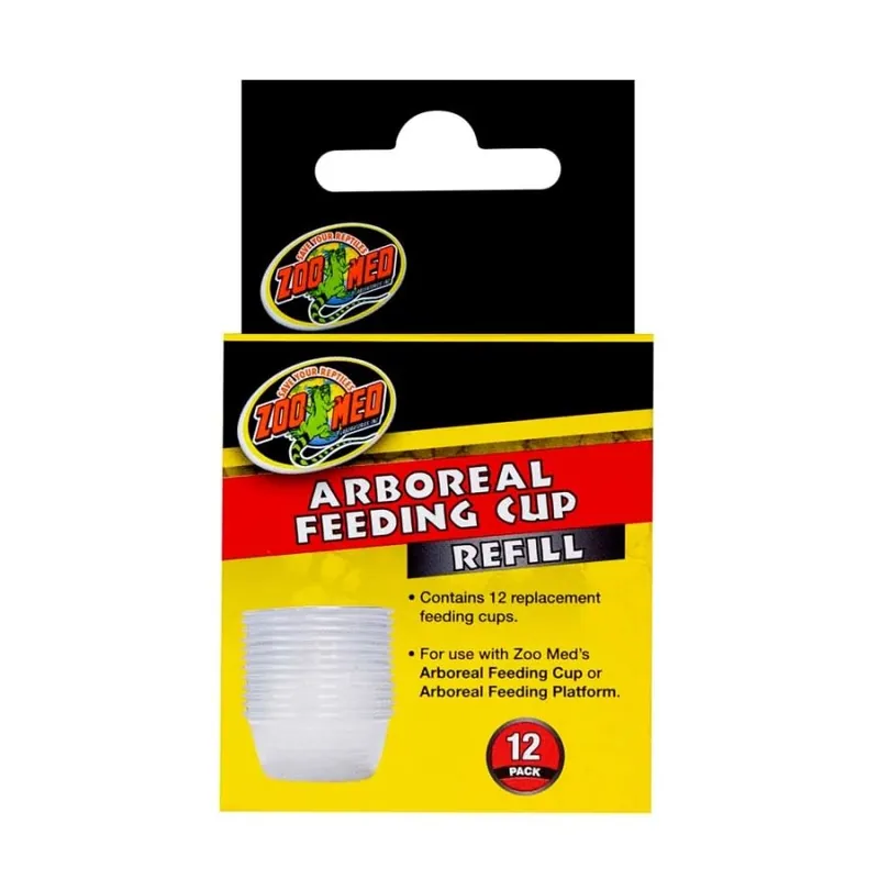 Zoo Med FEEDER CUP ARBOREAL REFILL 12 PK