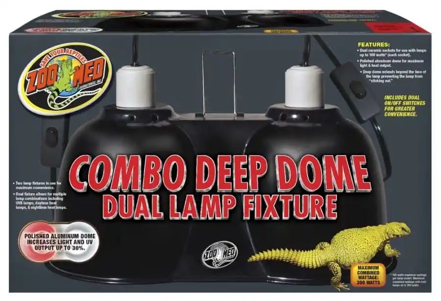 Zoo Med FIXTURE DEEP DOME LAMP COMBO