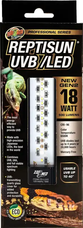 Zoo Med LED UVB 18 WATT GEN 2