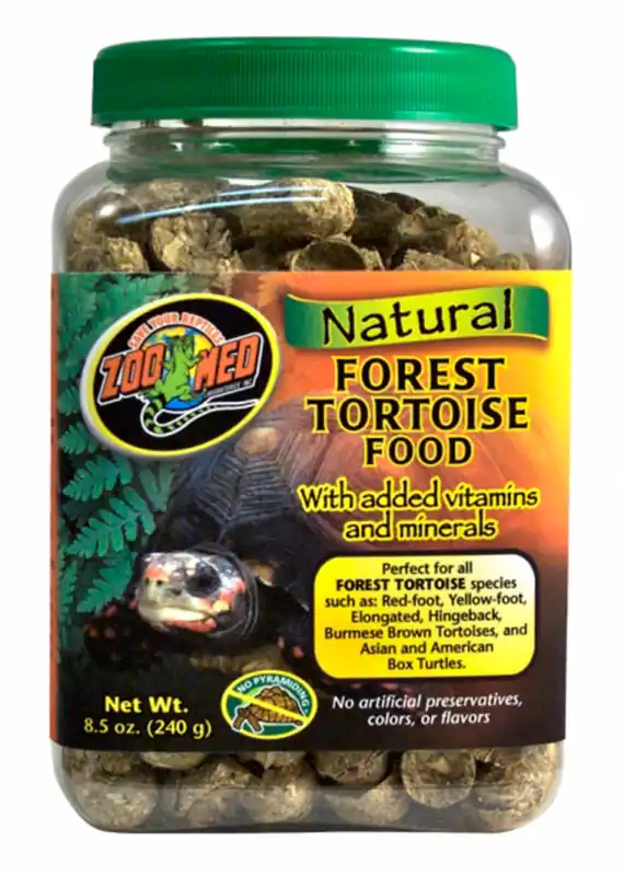 Zoo Med NATURAL FOREST TORTOISE FOOD 8.5 OZ