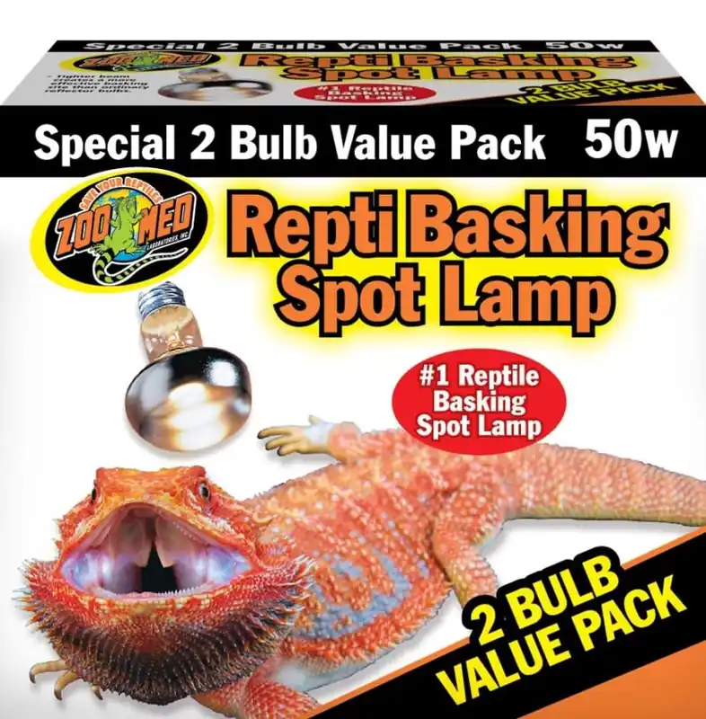 Zoo Med REPTI SPOT BULB BASKING 50W 2 PK