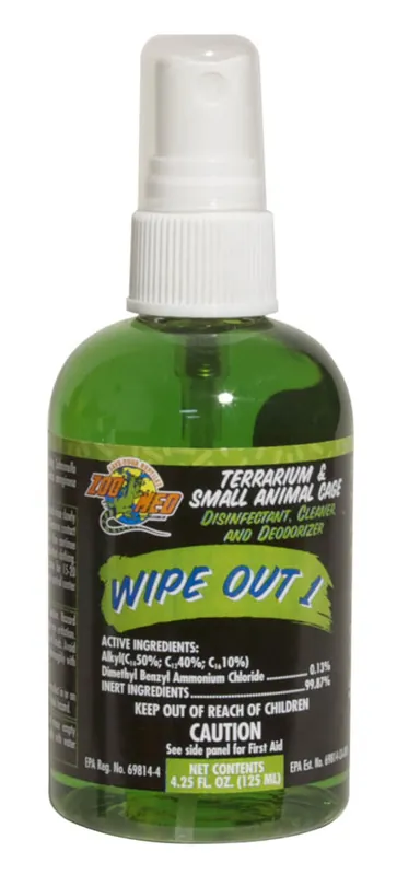 Zoo Med WIPE OUT 1 TERRARIUM CLEANER 4 OZ
