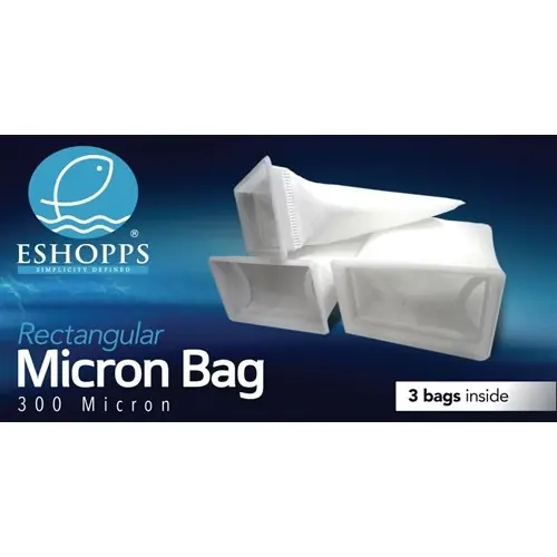 Rectangle Filter Sock 7" 300 Micron (3 Pack) - Eshopps
