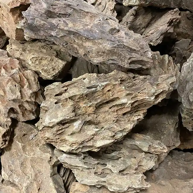 Dragon Stone Mixed Sizes (by the lb) - Dragonstone Freshwater Rock