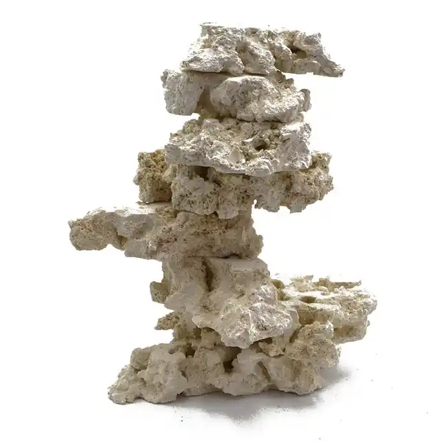 Two Little Fishies STAX Porous Oolitic Dry Base Rock (by the lb)