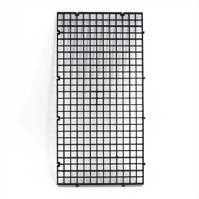 Modular Black Egg Crate For Aquariums (ONE PIECE, 6" x 12" Rectangle) - Generic
