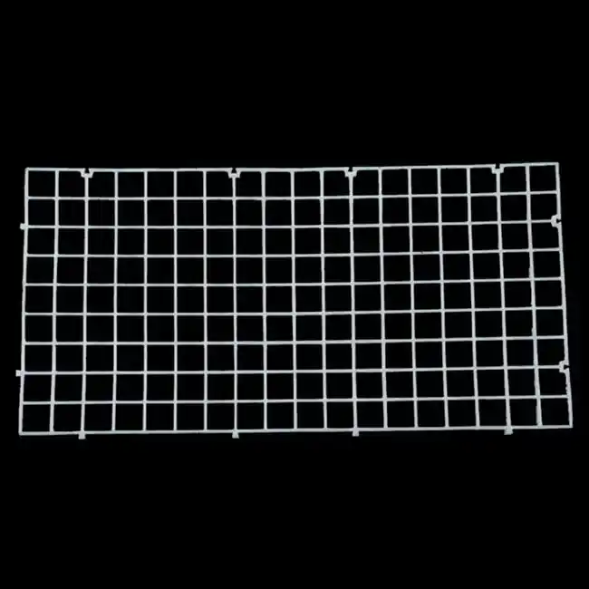 Modular White Egg Crate For Aquariums (ONE PIECE, 6" x 12" Rectangle) - Generic