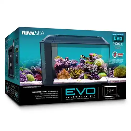 Evo Aquarium Kit 13.5 Gallons (22" x 11.5" x 12.5") - Fluval