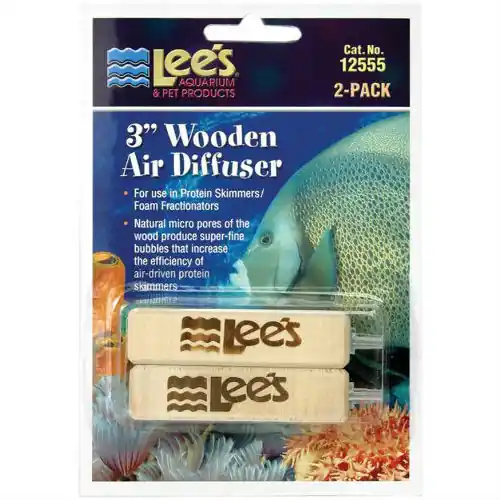 Wooden Air Stone Diffuser 3 Inch (2 Pack) - Lees