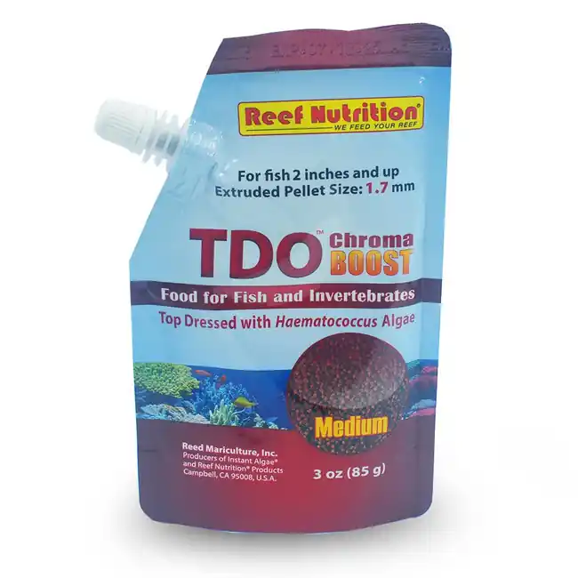 TDO-EP1 Medium 1.7mm Chroma Boost Fish Food (3 oz) - Reef Nutrition