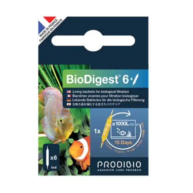 BioDigest 6 - Multi-Strain Bacteria for Biological Filtration - Prodibio