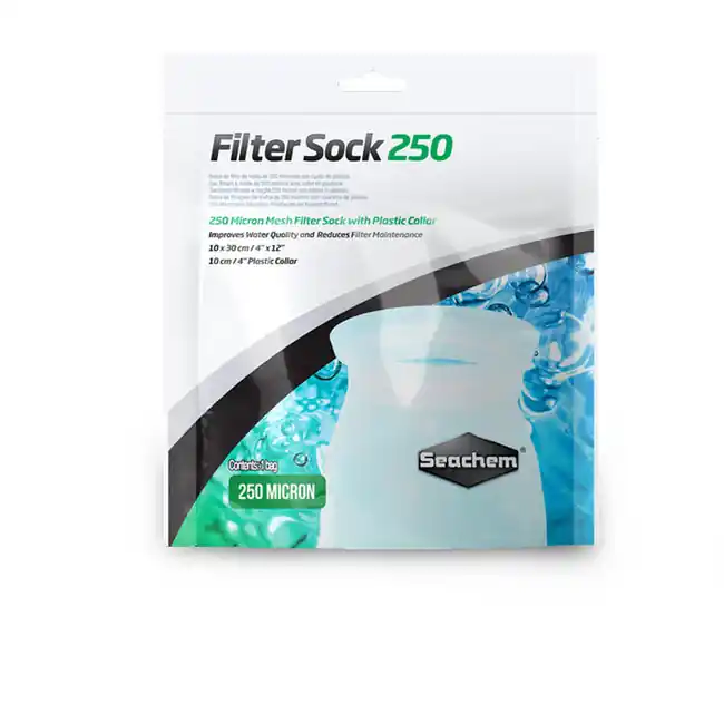 Filter Sock 250 Micron Welded (4" x 12") - Seachem
