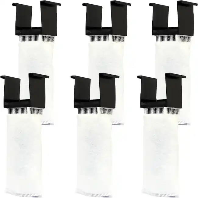 (6 Pack) NUVO Aquarium 200 Micron Filter Sock w/ Holder (Desktop) - Innovative Marine