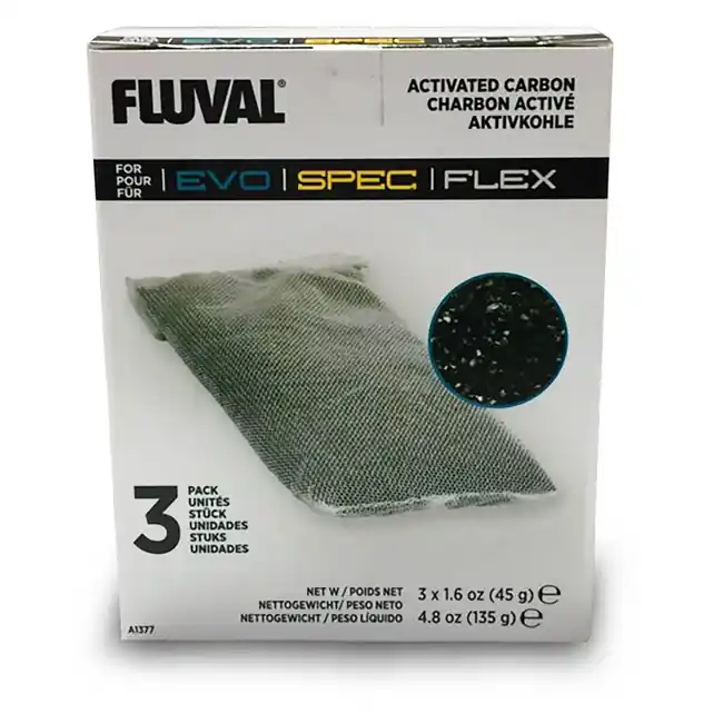 EVO | SPEC | FLEX Activated Carbon (3 Pack) - Fluval