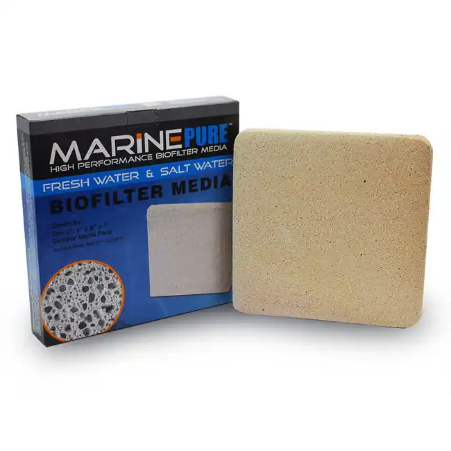 MarinePure Biofilter Plate (8 x 8 x 1) - Cermedia
