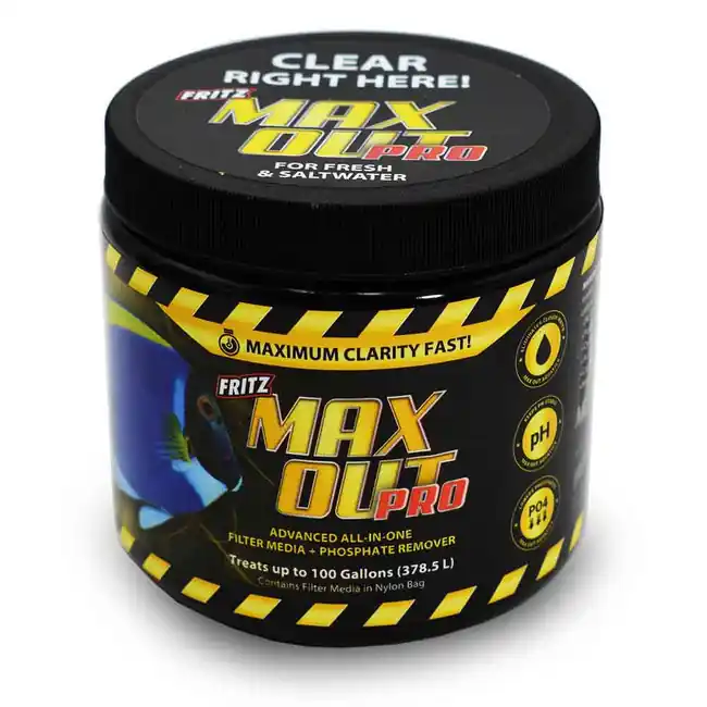 MAXOUT PRO Saltwater Filter Media + Phosphate Remover (16 oz) - Fritz