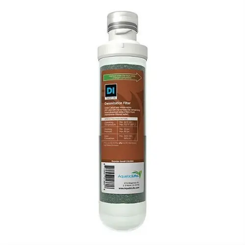Twist-In RO Mixed Bed Color Changing Deionization Filter - Aquatic Life