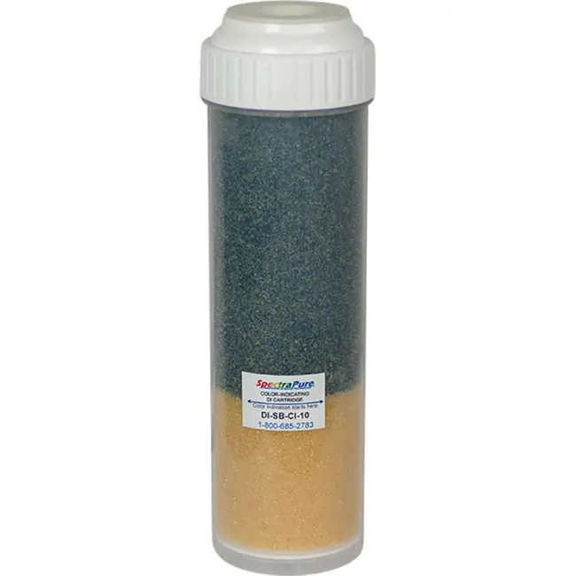 10" Color Changing Silica Buster DI Resin Filter Cartridge (DI-SB-CI-10) - Spectrapure