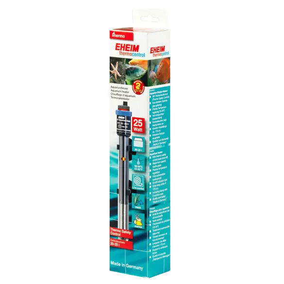 25 Watt Jager TruTemp Submersible Aquarium Heater - Eheim