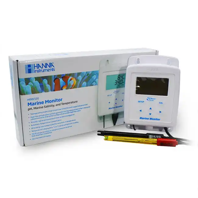 HI981520 Hanna Marine Monitor pH, Marine Salinity, Temperature - Hanna Instruments