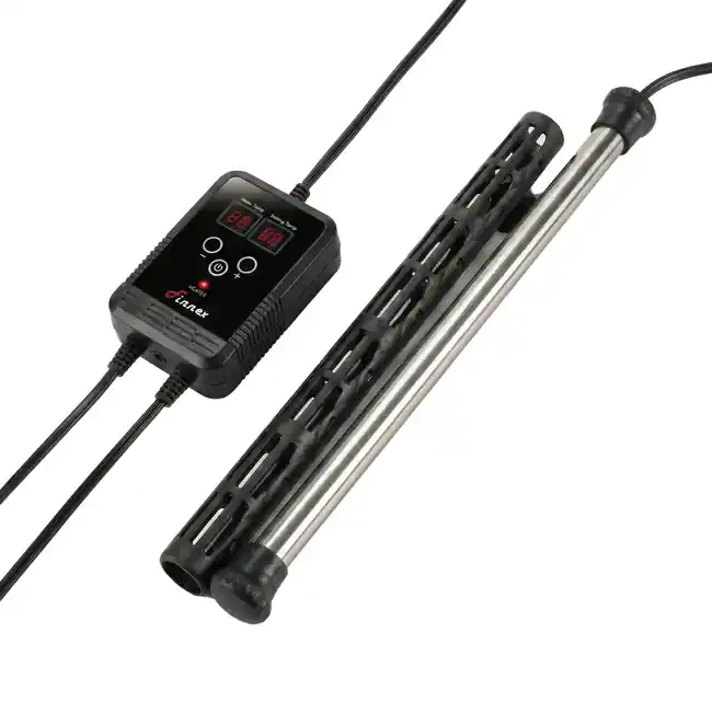 500 Watt Titanium Heater w/HC-910M Digital Controller (70-130 Gallon) - Finnex