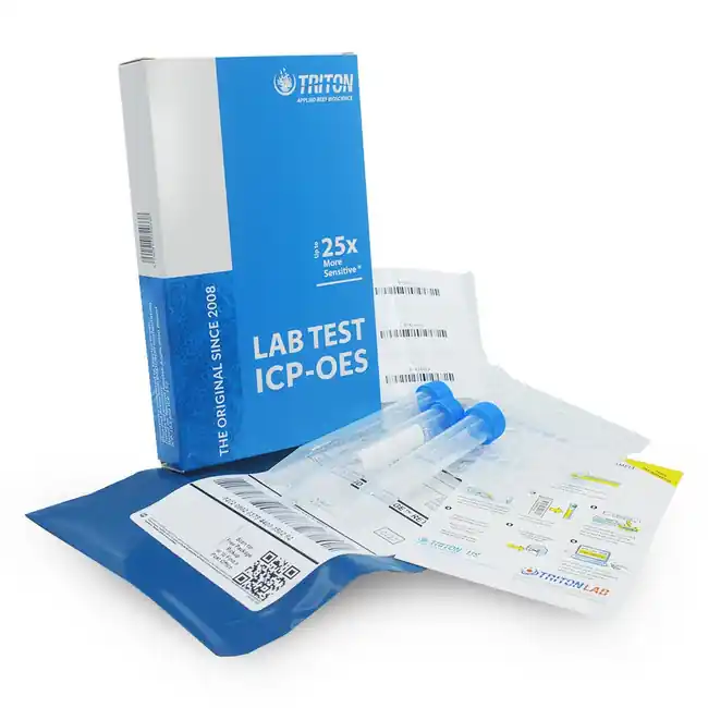 Triton ICP-OES Water Test w/Prepaid Shipping Label - Triton Labs