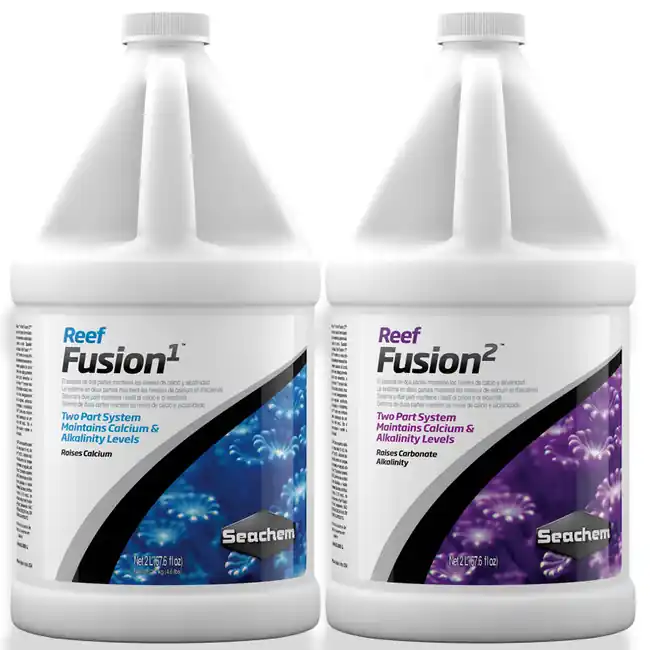 Reef Fusion Two Part System 1 & 2 Calcium and Carbonate Supplement (2 L) SeaChem