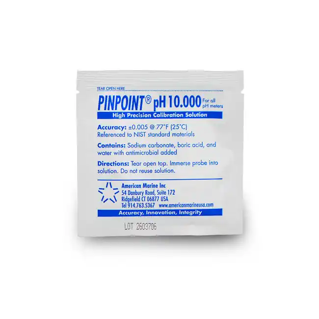 PINPOINT pH 10.0 Calibration Fluid (5 Pack) - American Marine