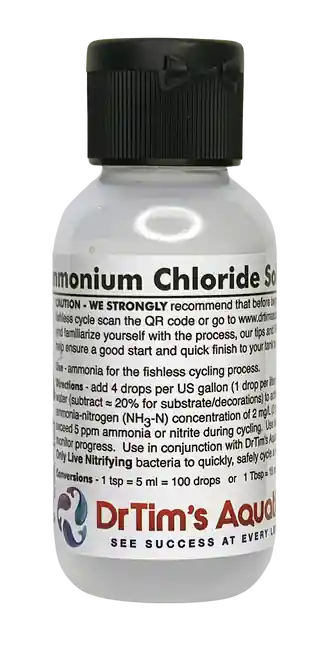 Ammonium Chloride for Fishless Cycling - Dr Tim's (2 oz)