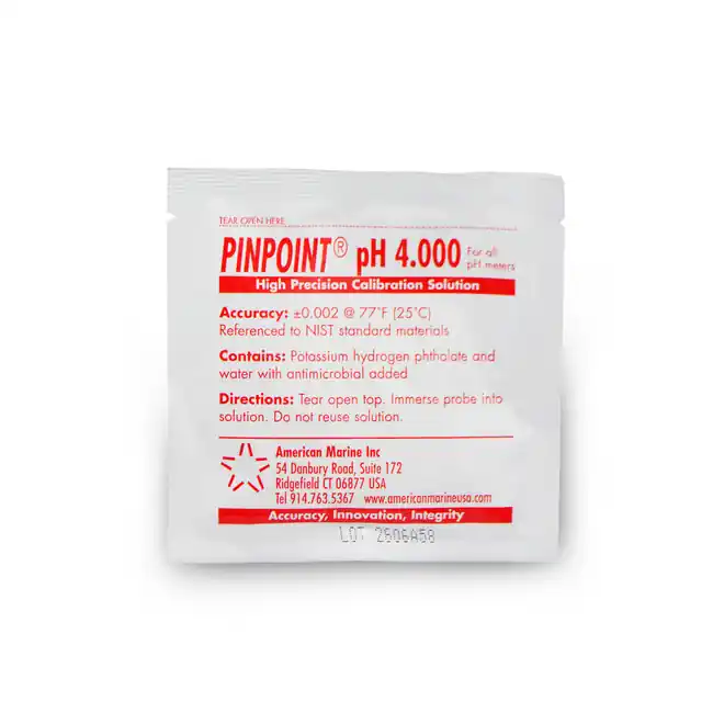 PINPOINT pH 4.0 Calibration Fluid (5 Pack) - American Marine