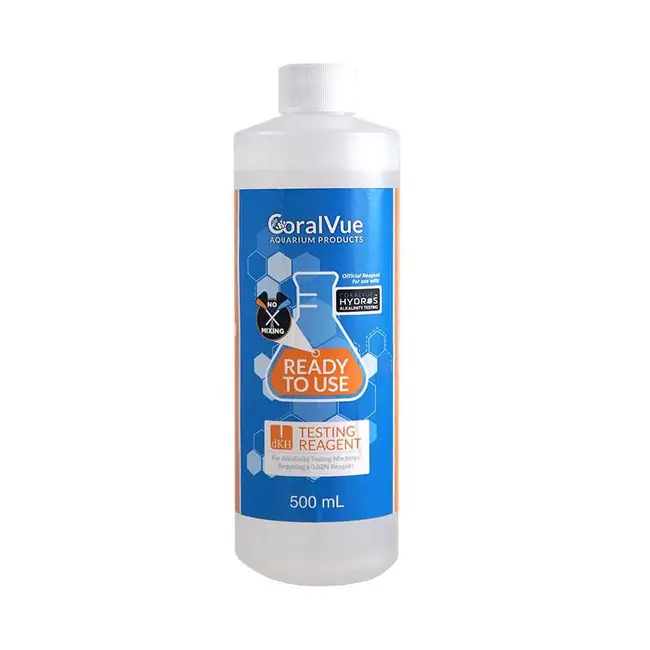 Ready-to-Use Alkalinity Testing Machine 0.02N Reagent (500 ml) - Coralvue