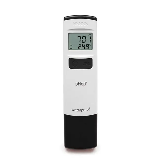 pHep®+ Waterproof Pocket pH Tester with 0.01 pH Resolution (HI98108) - Hanna Instruments