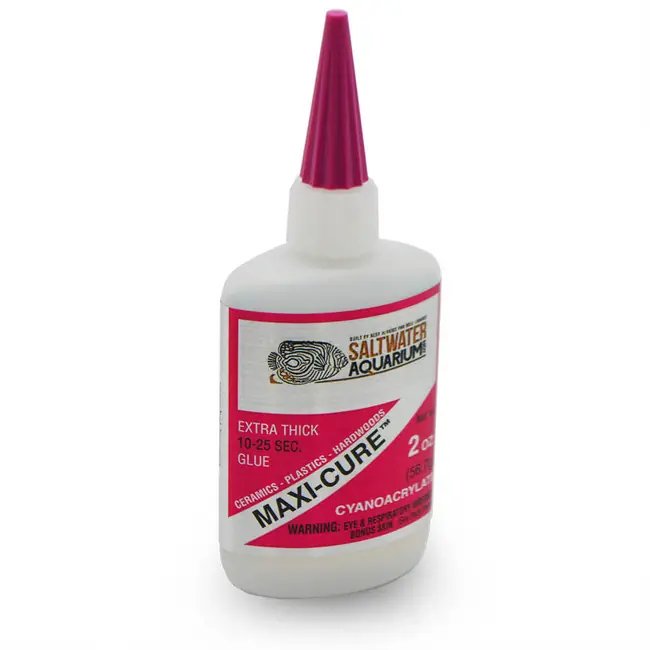 Maxi-Cure Extra Thick (2 oz) Cyanoacrylate Coral Frag Glue - Bob Smith Industries