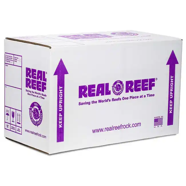 Real Reef Rock (20 lb) Box - Mixed Size - Real Reef