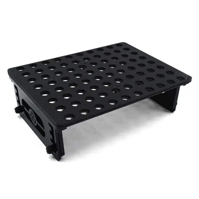 80 Hole Adjustable Frag Rack and Stand, Black w/Frag Lock - PNW Customs
