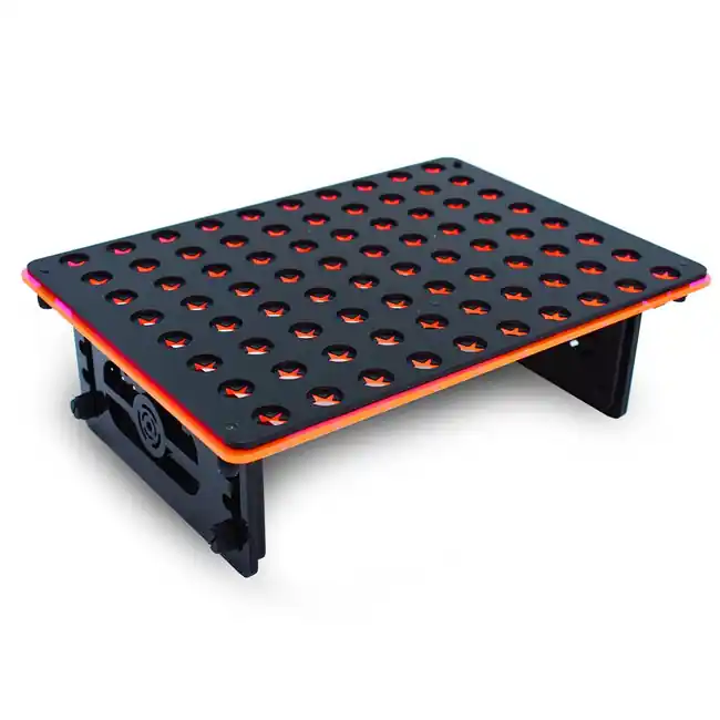 80 Hole Adjustable Frag Rack and Stand, Pink w/Frag Lock - PNW Customs