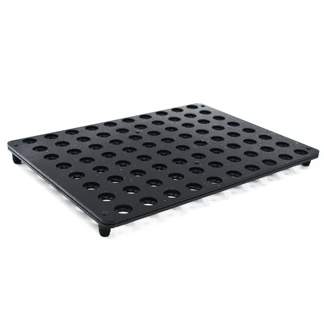 (Black) 80 Hole Frag Flat Rack Tray w/Frag Lock - PNW Customs