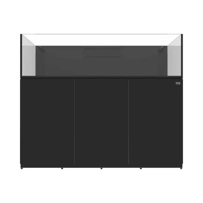 95 Gallon External Overflow Rimless Tank w/ Black Stand - Fiji Cube