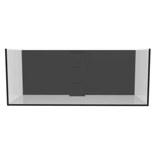 142 Gallon Internal Middle Rimless Tank - Fiji Cube