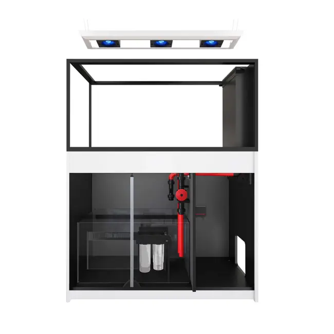 Reefer Peninsula 500 G3 Deluxe - 137 Gallon White All In One Aquarium - w/ 3 X RL115 & pendant - Red Sea
