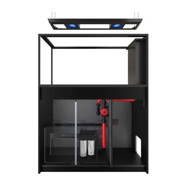 Reefer Peninsula 500 G3 Deluxe - 137 Gallon Black All In One Aquarium -w/ 2 X RL170 & pendant - Red Sea