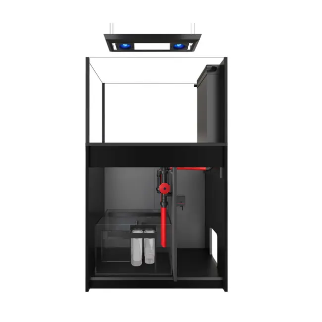 Reefer Peninsula 350 G3 Deluxe - 93 Gallon Black All In One Aquarium - w/ 2 X RL115 & arm - Red Sea