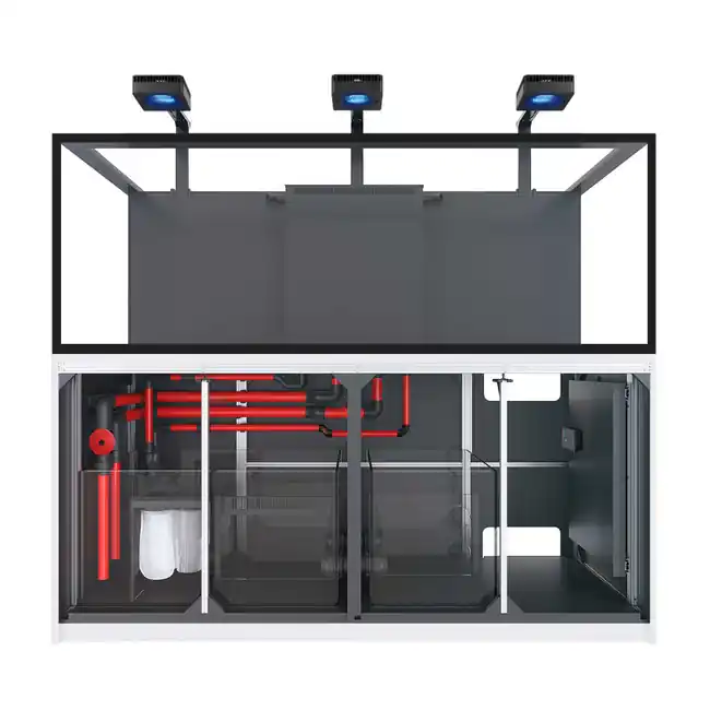 Reefer S-850 G3 Deluxe - 224 Gallon White All In One Aquarium - w/ 3 X RL170 & arms - Red Sea
