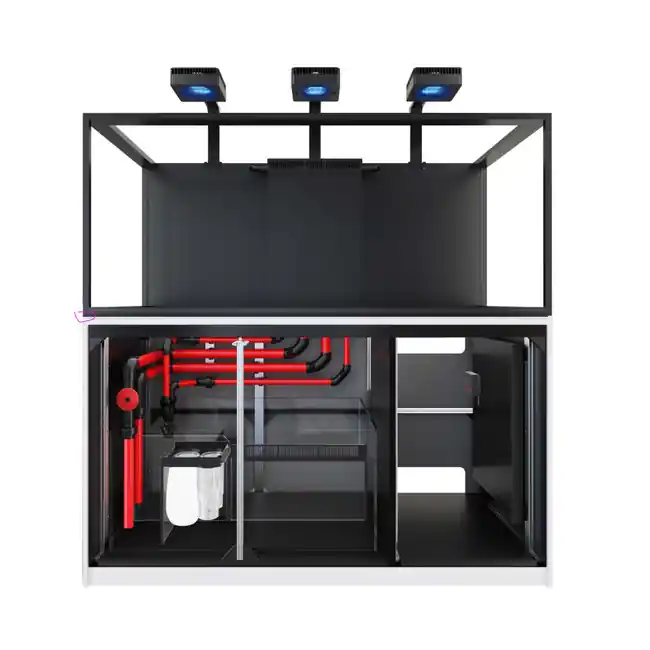 Reefer S-700 G3 - 184 Gallon White All In One Aquarium - w/ 3 X RL170 & arms - Red Sea