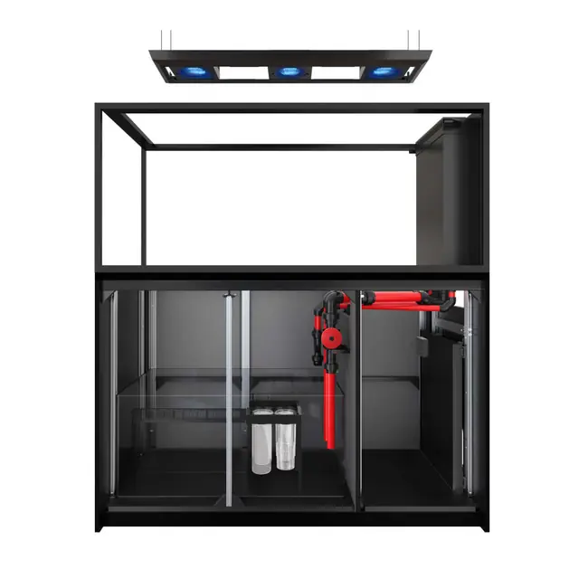 Reefer Peninsula S-700 G3 Deluxe - 186 Gallon Black All In One Aquarium - w/ 3 X RL170 & pendant - Red Sea