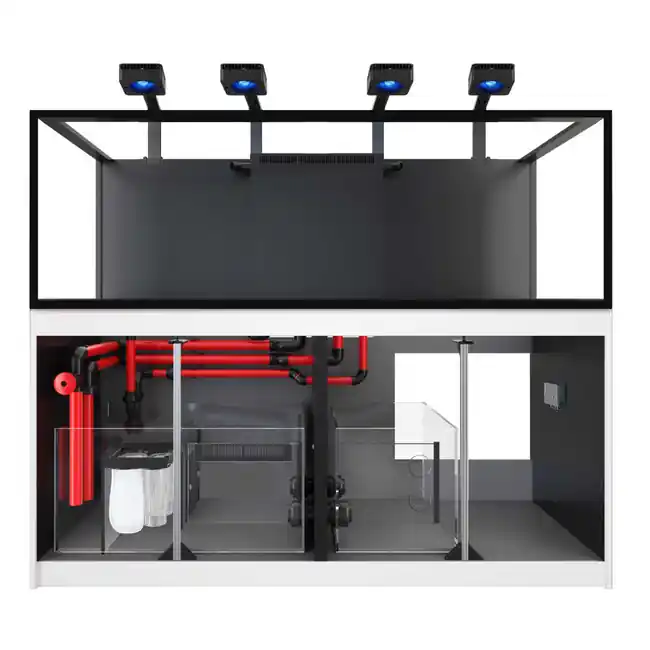 Reefer 750 G3 Deluxe - 198 Gallon White All In One Aquarium w/ 4 X RL115 & arm - Red Sea