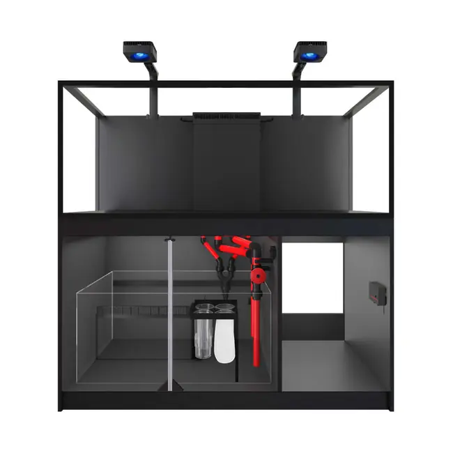 Reefer 525 G3 Deluxe - 142 Gallon Black All In One Aquarium - w/ 2 X RL170 & arm - Red Sea