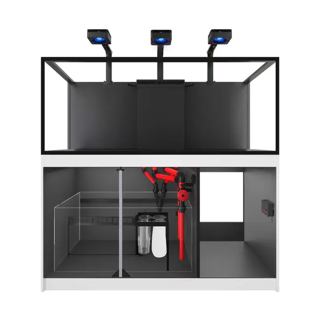 Reefer 525 G3 Deluxe - 142 Gallon White All In One Aquarium - w/ 3 X RL115 & arm - Red Sea