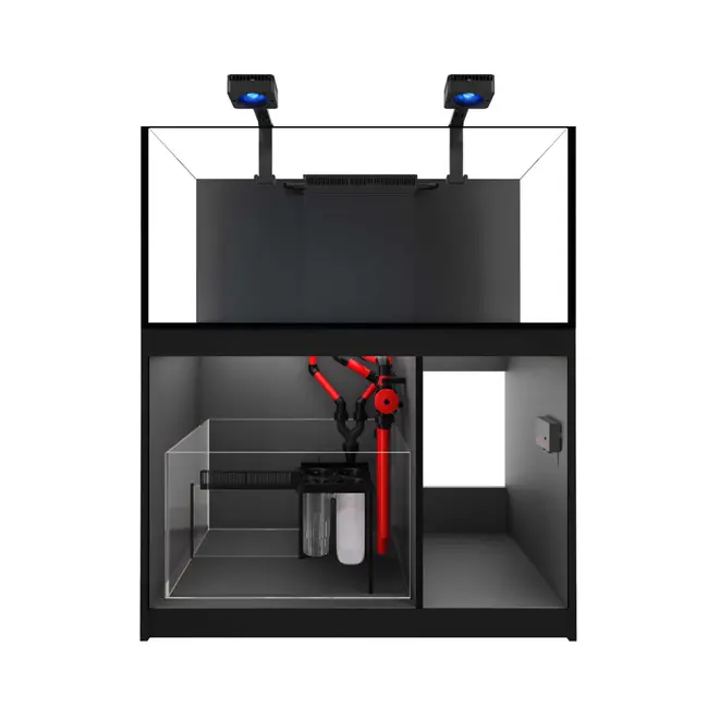 Reefer 350 G3 Deluxe - 90 Gallon Black All In One Aquarium - w/ 2 X RL115 & arm - Red Sea