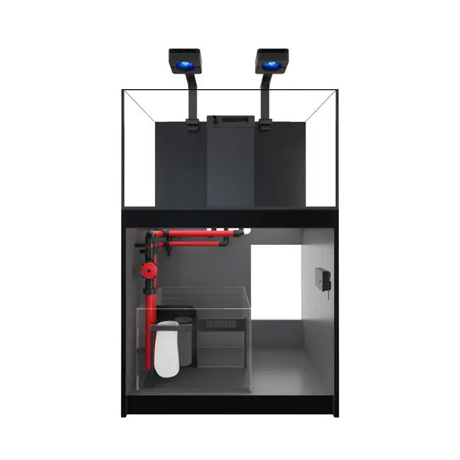 Reefer 250 G3 Deluxe - 64 Gallon Black All In One Aquarium - w/ 2 X RL115 & arm - Red Sea